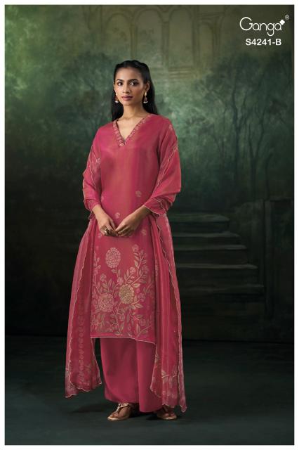 Ganga vionara 4241 wholesale dress materials in tamil nadu